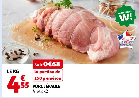 Offre: Porc: épaule