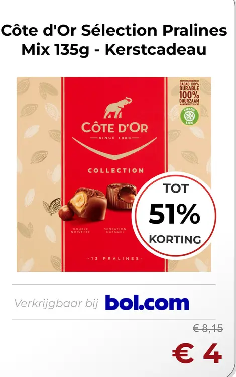 Aanbieding: Sélection Pralines Mix