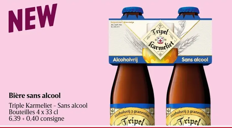 Offre: Bière sans alcool