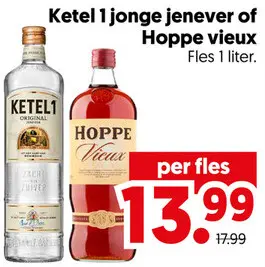 Aanbieding: Jonge jenever of Hoppe vieux