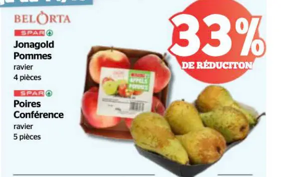 Offre: Jonagold Pommes ou Poires Conférence