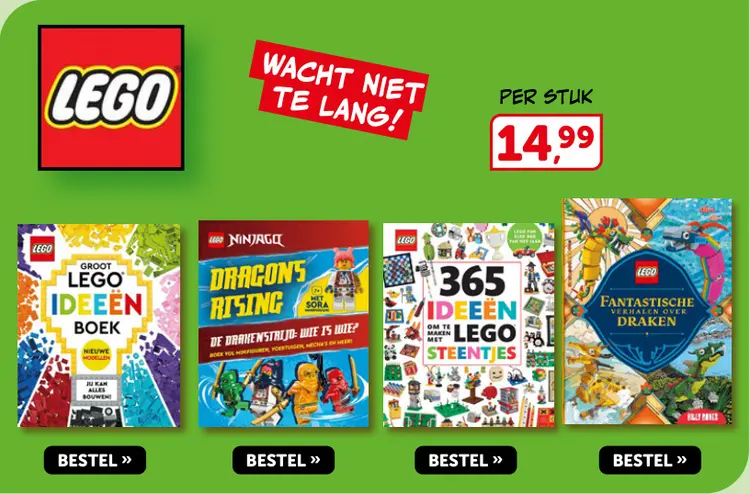 Aanbieding: LEGO Boeken