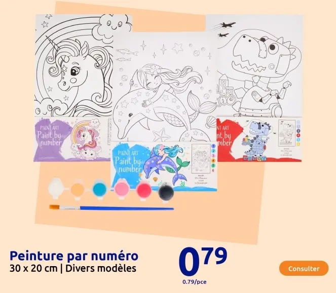 Offre: Peinture par numéro
