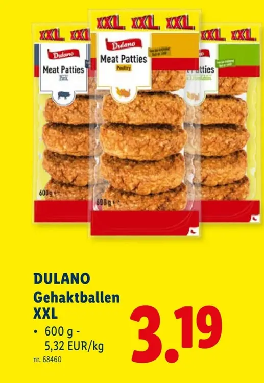 Promotie: Dulano Gehaktballen XXL