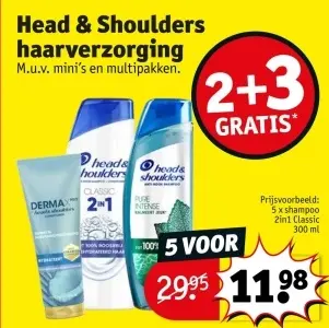 Aanbieding: Head & Shoulders haarverzorging