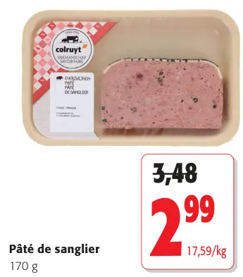 Offre: Trio pâté de gibier