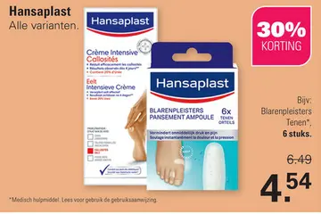 Aanbieding: Blarenpleisters Tenen