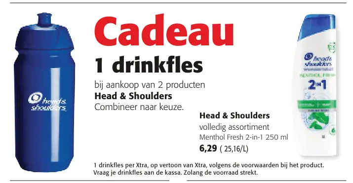 Promotie: Head & Shoulders Menthol Fresh 2-in-1