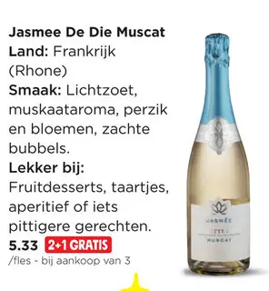 Promotie: Jasmee De Die Muscat