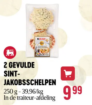 Aanbieding: Gevulde sint-jakobsschelpen
