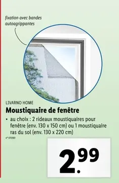 Offre: Moustiquaire de fenêtre