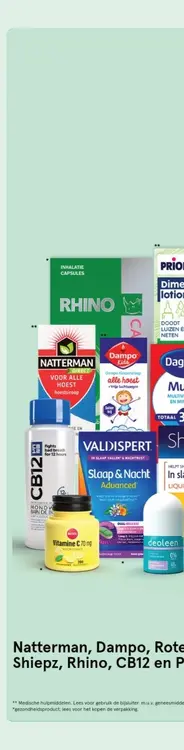 Aanbieding: Natterman, Dampo, Roter, Shiepz, Rhino, CB12 