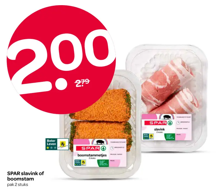 Aanbieding: Slavink of boomstam