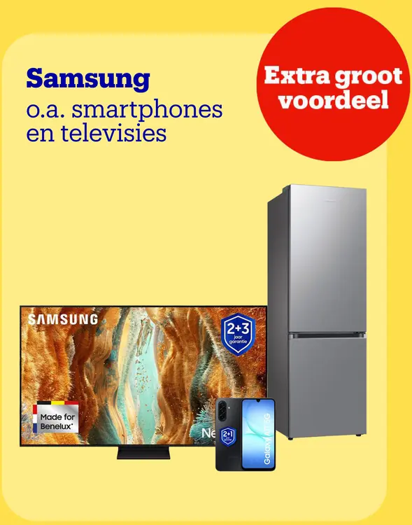 Promotie: Smartphones en televisies