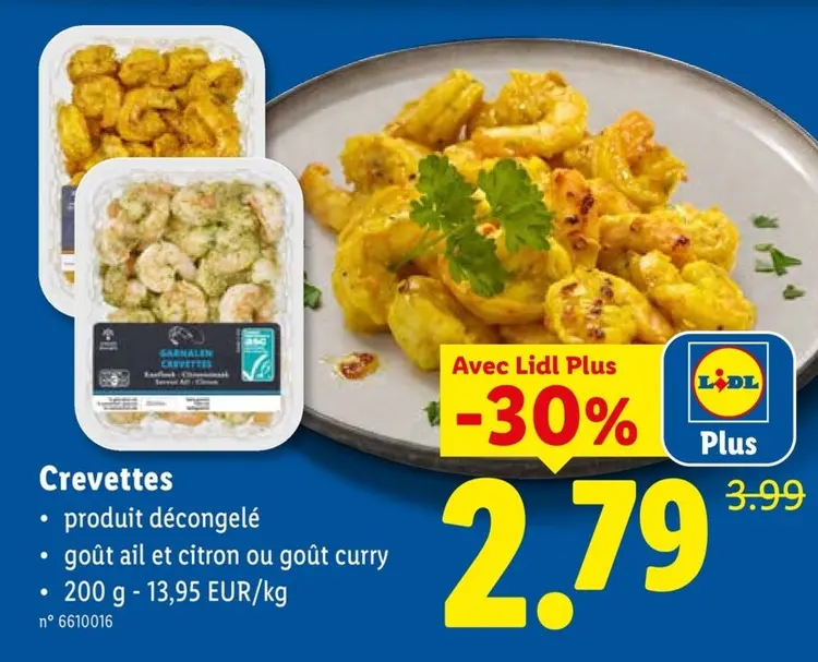Offre: Crevettes