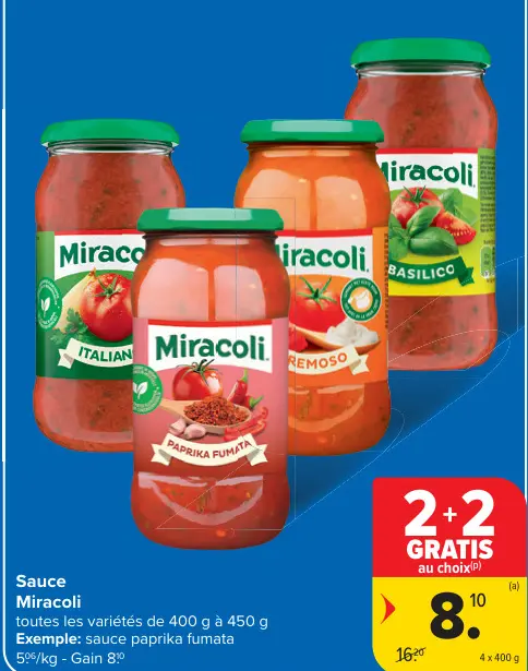 Offre: Sauce