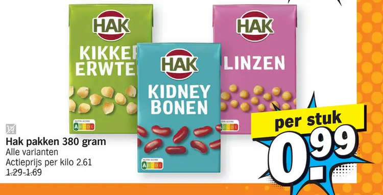 Aanbieding: Hak pakken