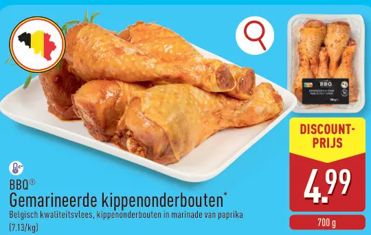 Promotie: Gemarineerde kippenonderbouten