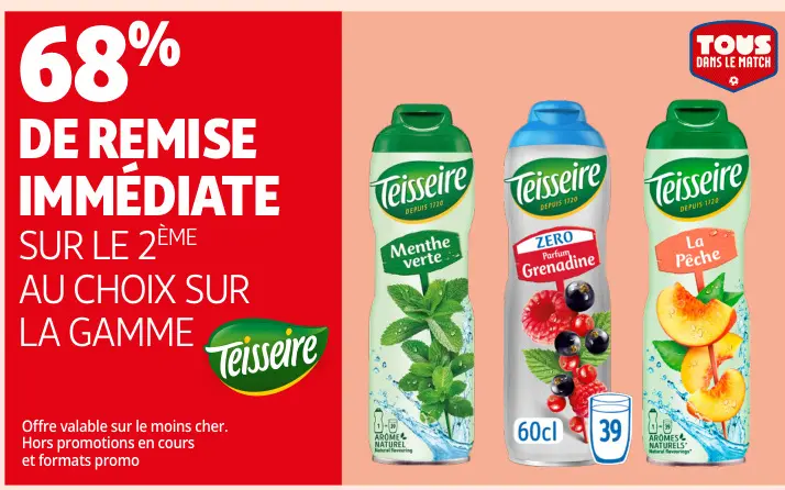 Promotie: Teisseire Syrups