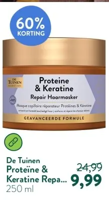 Aanbieding: Proteïne & Keratine Repair Haarmasker