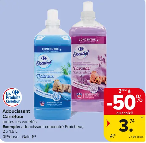 Offre: Adoucissant Carrefour