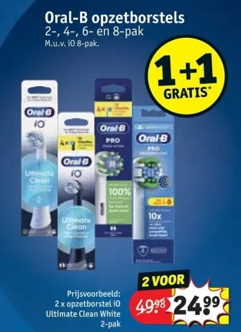 Promotie: Oral-B opzetborstels