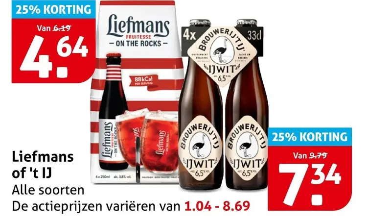 Aanbieding: Liefmans of 't IJ