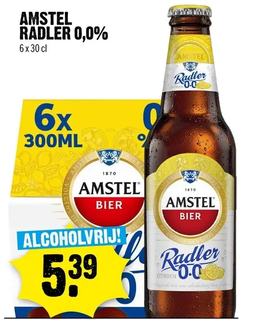 Aanbieding: Amstel Radler 0,0%
