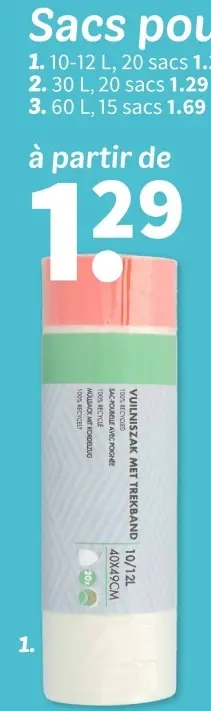 Offre: Sacs poubelle