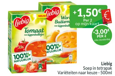 Promotie: Soep in tetrapak