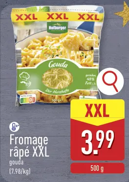 Offre: Fromage râpé XXL