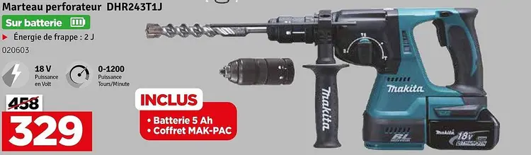 Offre: Marteau perforateur DHR243T1J