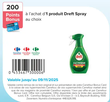 Offre: Dreft Spray