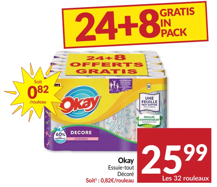 Offre: Okay Essuie-tout Décoré