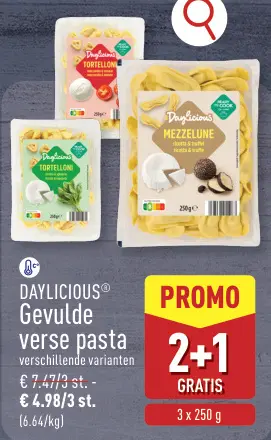 Promotie: Gevulde verse pasta