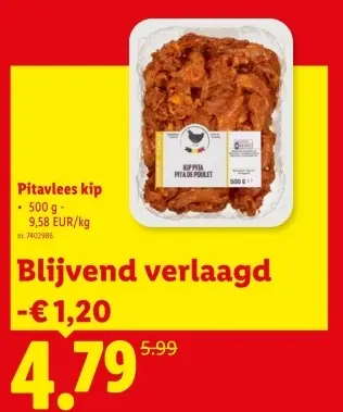 Promotie: Pitavlees kip