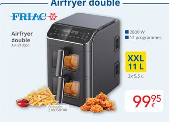 Offre: Airfryer double