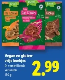Aanbieding: Vegan en glutenvrije koekjes