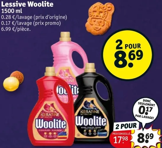 Offre: Lessive Woolite