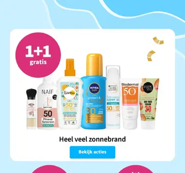 Aanbieding: zonnebrand