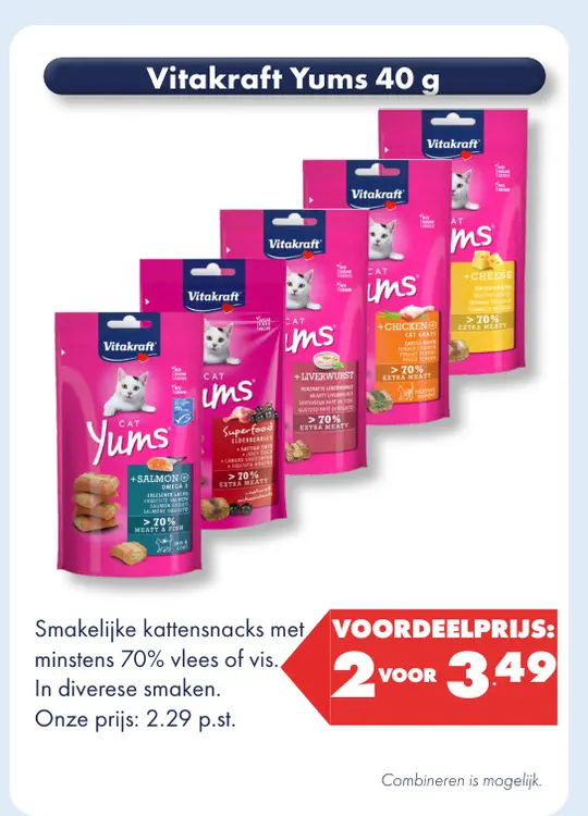 Aanbieding: Vitakraft Yums