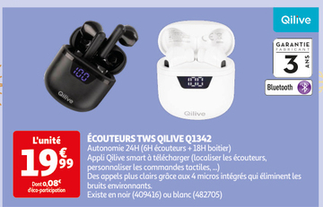 Aanbieding: ÉCOUTEURS TWS QILIVE Q1342