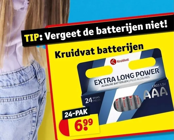 Promotie: Kruidvat batterijen