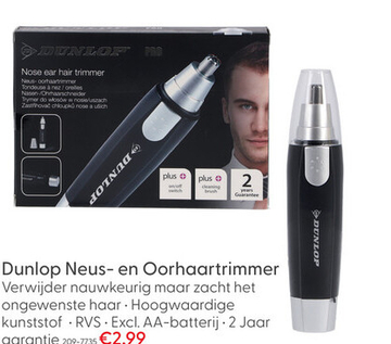 Aanbieding: Dunlop Neus En Oorhaartrimmer