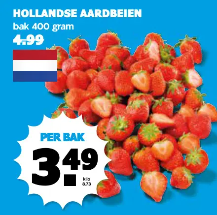 Aanbieding: Hollandse aardbeien