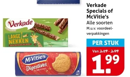 Aanbieding: Specials or McVitie's