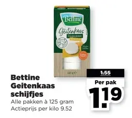 Aanbieding: Bettine Geitenkaas schijfjes