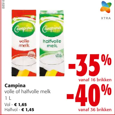 Promotie: volle of halfvolle melk