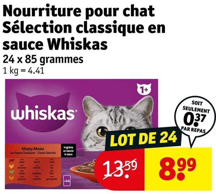 Offre: Nourriture pour chat Sélection classique en sauce