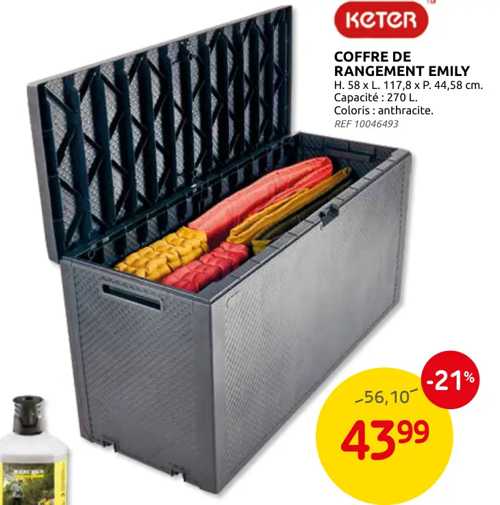 Promotie: Coffre de rangement emily